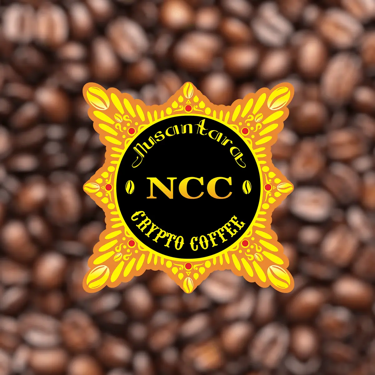 nusantara crypto coffee logo